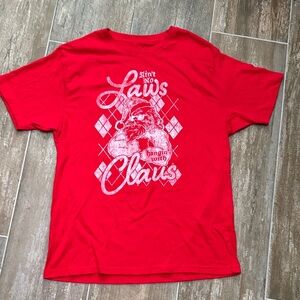 Ain’t no Laws Red Graphic T-Shirt